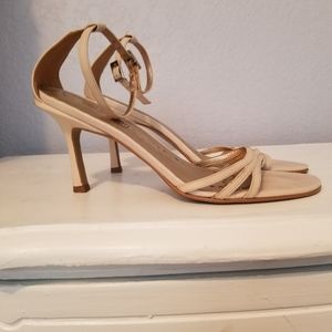 Cream sandals